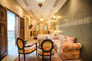 Superior Suite | Premium bedding, down comforters, Select Comfort beds, in-room safe - Riad Mandana & Spa  (Marrakech)