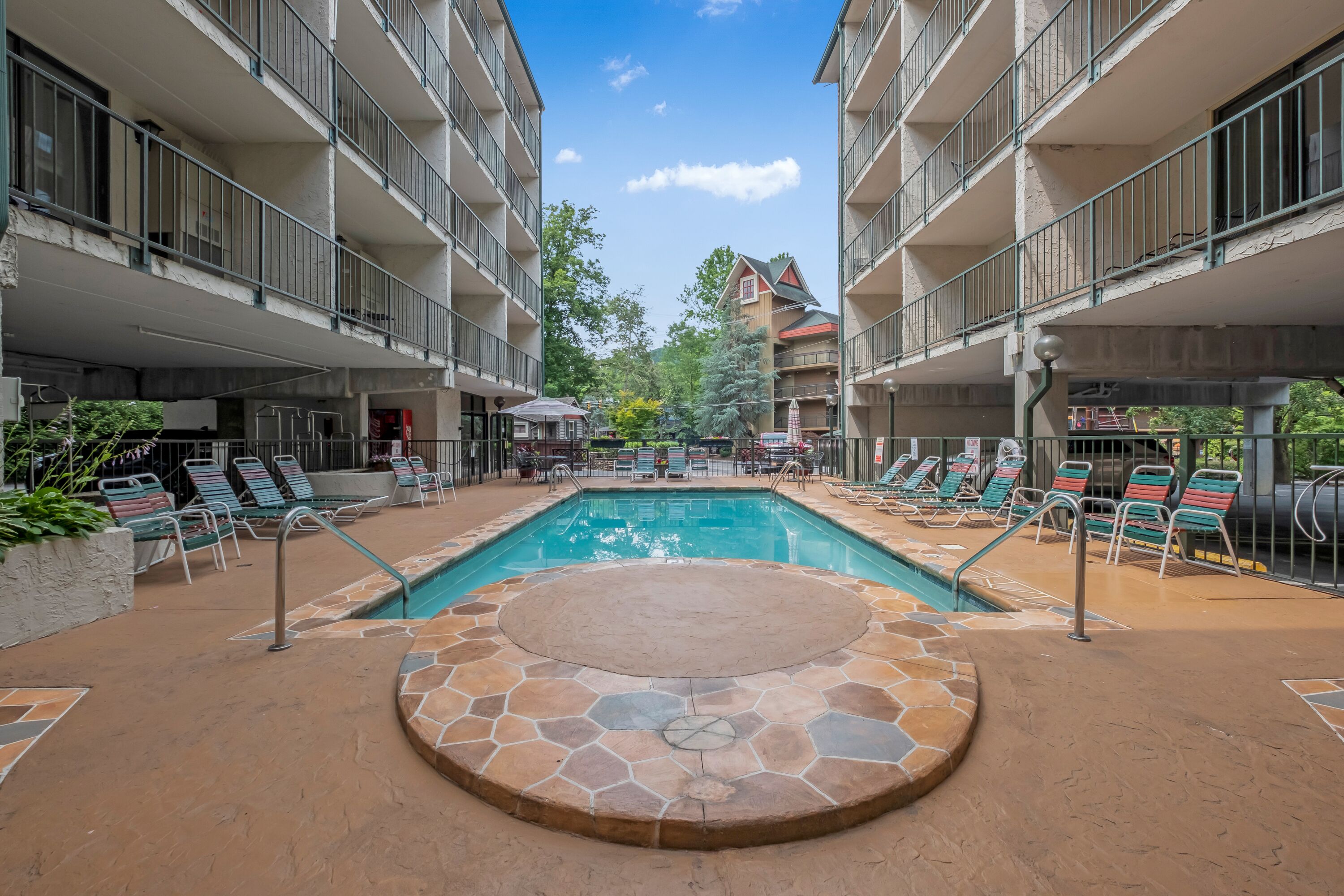 Indoor pool, outdoor pool