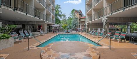Indoor pool, outdoor pool