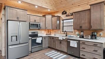 Baita, 2 camere da letto | Cucina privata | Frigorifero, forno, macchina per tè/caffè, tostapane