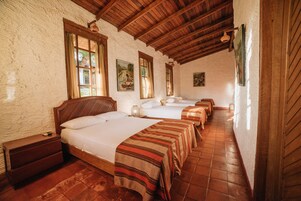 Family Quadruple Room | Hypo-allergenic bedding, minibar, free WiFi, bed sheets