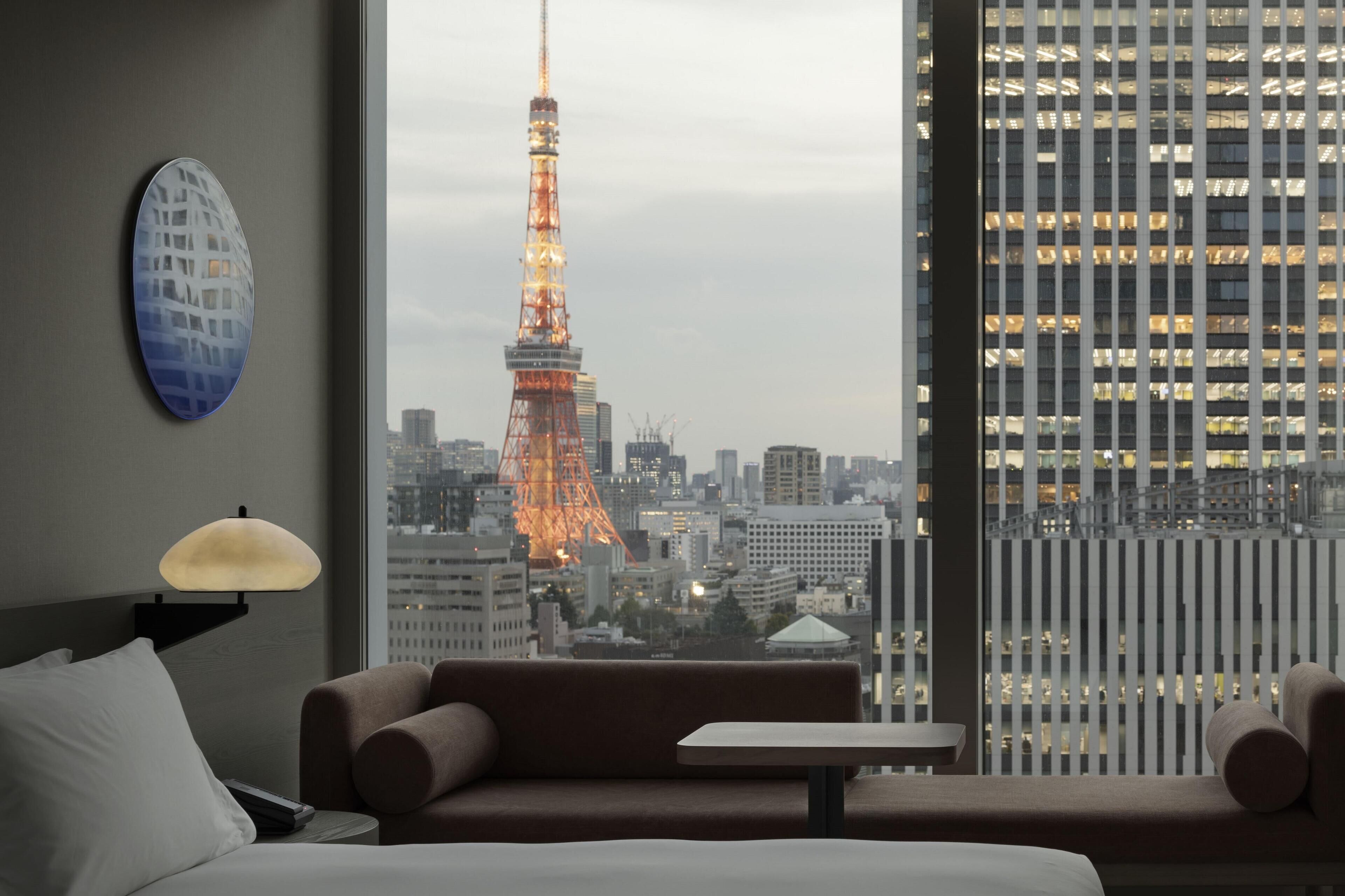 Free minibar items, in-room safe, desk, laptop workspace