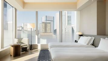 1 bedroom, free minibar items, in-room safe, desk