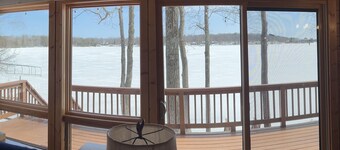 Scooter's Landing in Hinton Bay on Round Lake, the view is amazing!