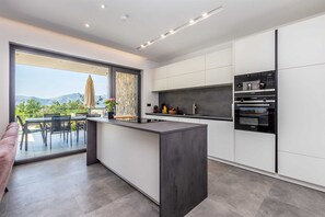 Fridge, oven, stovetop, dishwasher - Villa VERENA with heated pool (Brzac)