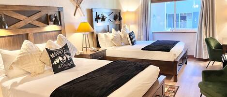 2 bedrooms, desk, free WiFi, bed sheets