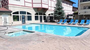 Indoor pool, a heated pool
