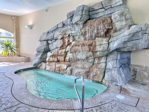 Indoor pool, a heated pool