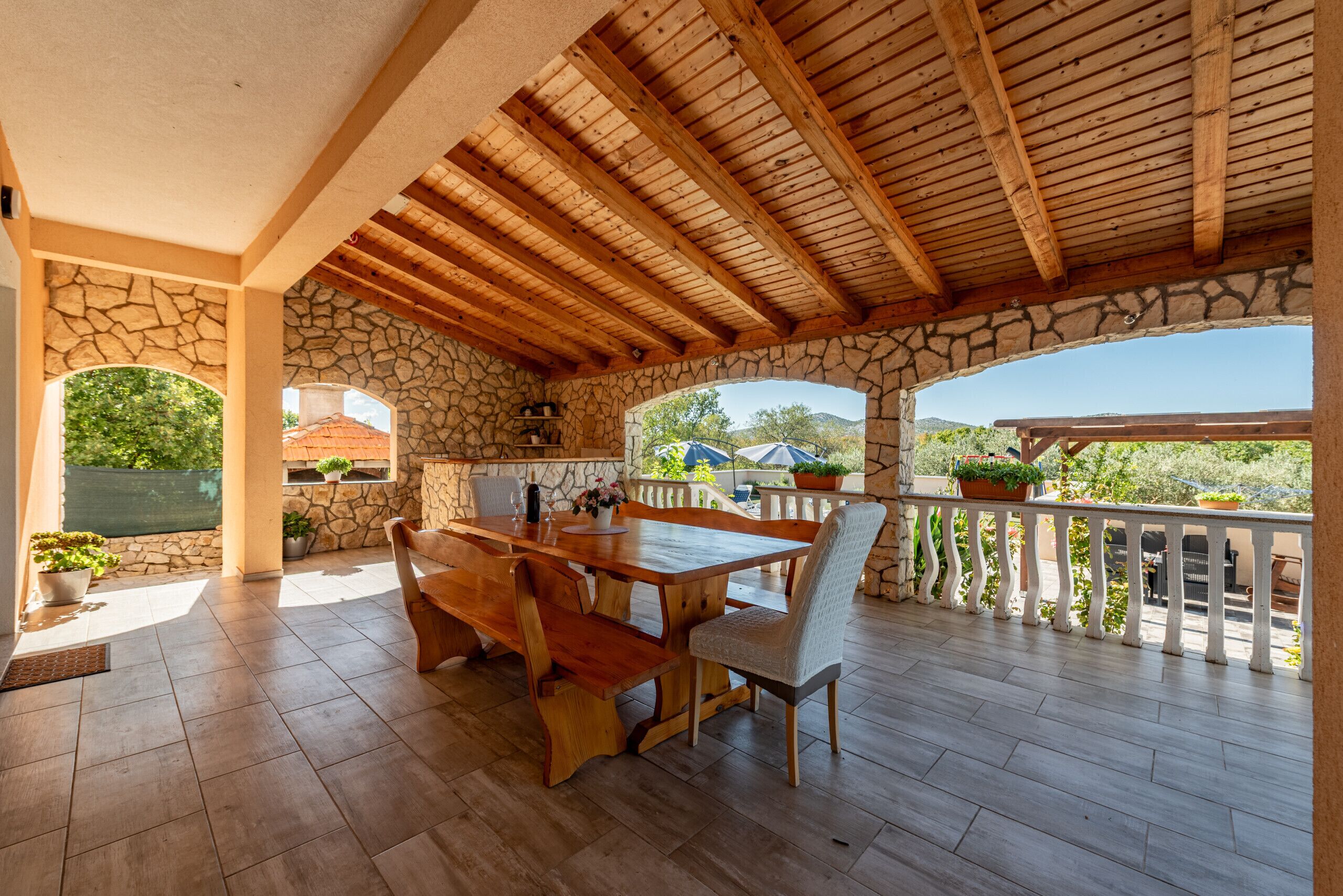 Udendørs spisemuligheder