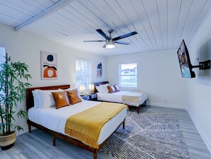 3 chambres, bureau, fer et planche à repasser, Wi-Fi gratuit