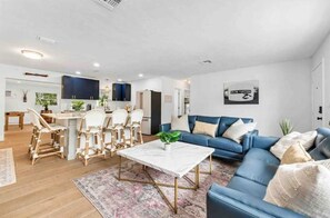 Smart TV, video games, foosball, table tennis