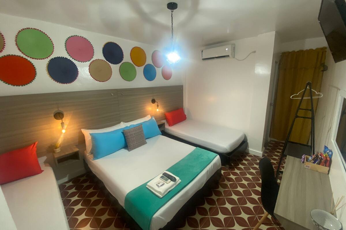Basic Quadruple Room | Free WiFi, bed sheets
