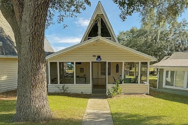 View from the road of Coral Cottage your home away from home!