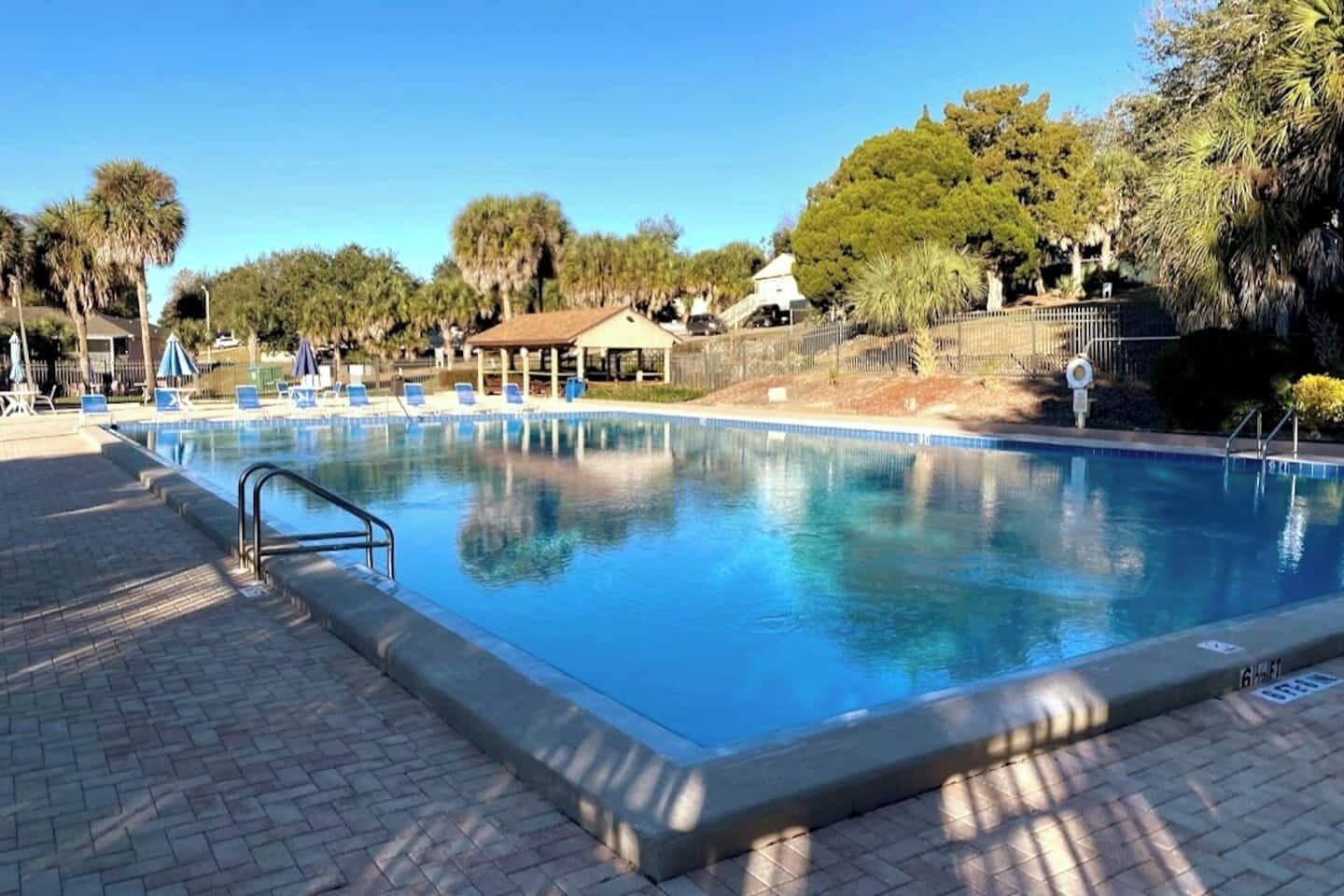 Una piscina riscaldata