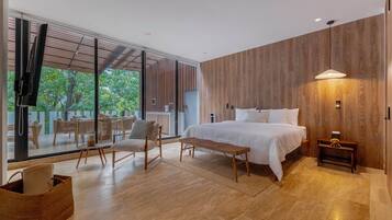 Estúdio superior | Roupas de cama premium, cofres nos quartos