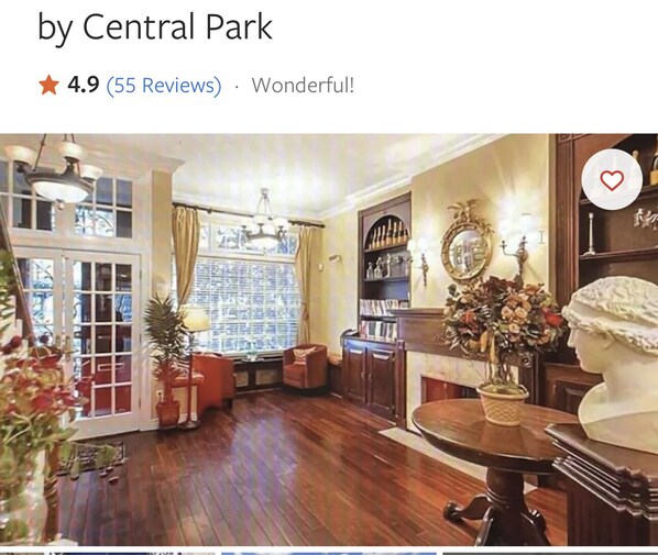 Interior - Largest Townhouse East Side nyc
Over 150 Five stars reviews on other platforms (New York)