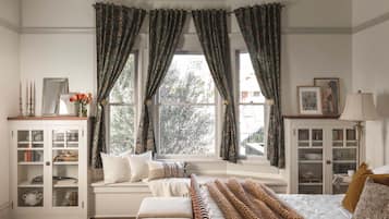 1 bedroom, premium bedding, memory-foam beds, individually decorated