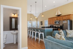 Interior - Footloose & Fab-Semi-oceanfront, pool, hot tub, rec room, pool table, elevator! (Nags Head)