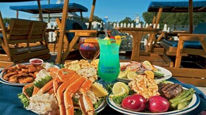 Outdoor dining - The Colony - Oceanfront 2BR/2BA - Great Views! (Virginia Beach)