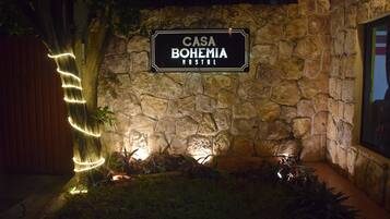 Front of property – evening/night