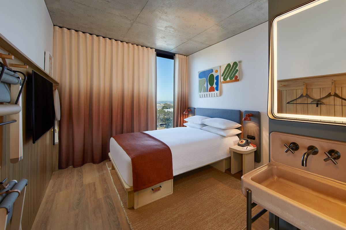 Hypo-allergenic bedding, pillowtop beds, in-room safe, laptop workspace