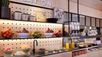 Daily buffet breakfast for a fee