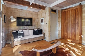 TV, fireplace, video games, offices