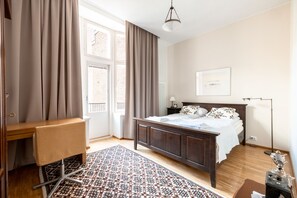 Deluxe-Apartment | 2 Schlafzimmer, Bügeleisen/Bügelbrett, Babybetten, kostenloses WLAN