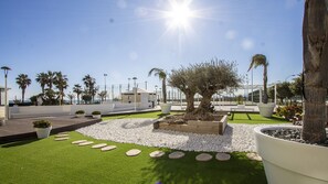 Terrace/patio - Espacio Sobre MAR 13 - Primera Línea de Playa - Piscina y Parking (Cullera)
