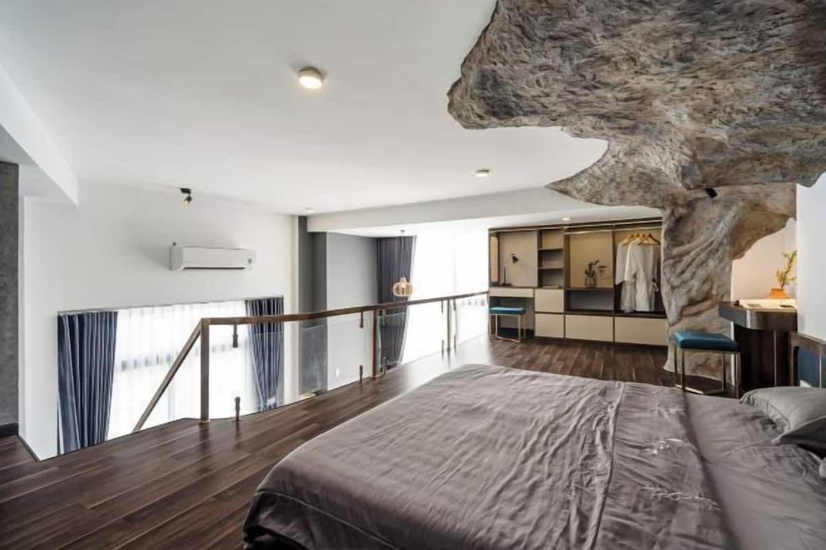 Luxe beddengoed, bedden met traagschuimmatras, een minibar