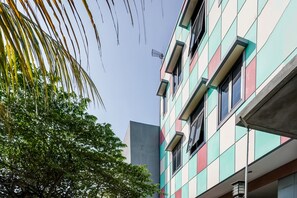 Façade de l’hébergement