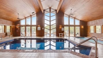 Indoor pool, a heated pool