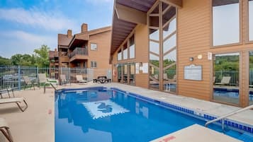 Indoor pool, a heated pool