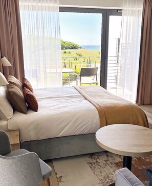 Comfort Apartment, 2 Bedrooms, Terrace, Sea View | Terrace/patio - CLIFF Trzęsacz - sea view apartments (Rewal)