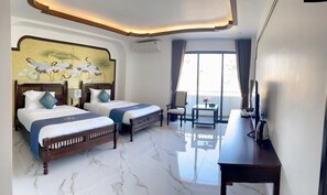 Deluxe Double or Twin Room, 1 Bedroom | Soundproofing, free WiFi, bed sheets - Blue Sea Hue Hotel  (Hue)