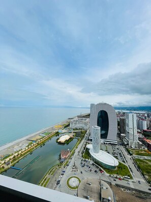 منظر من الجو على ارتفاع عالٍ