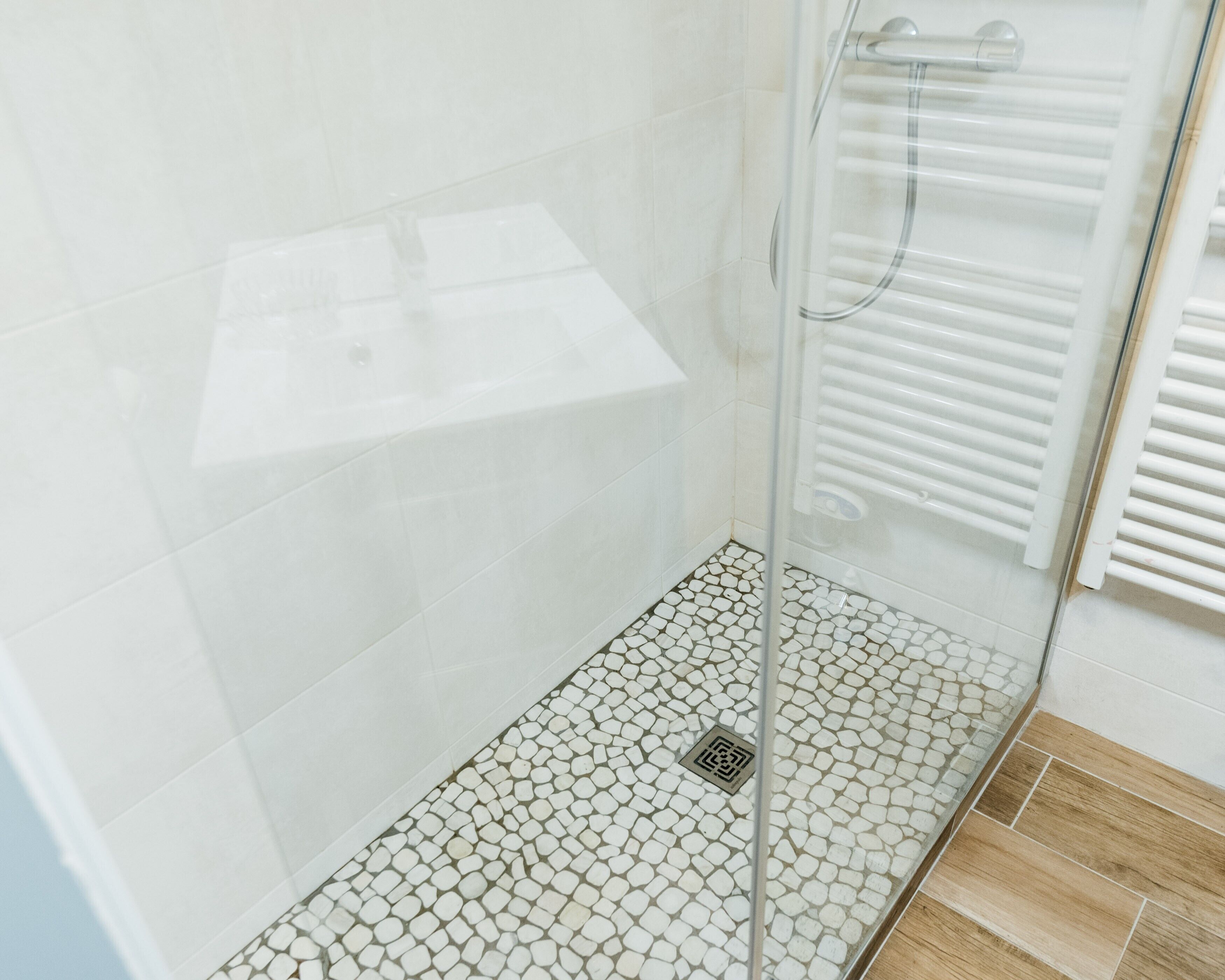 Shower, hair dryer