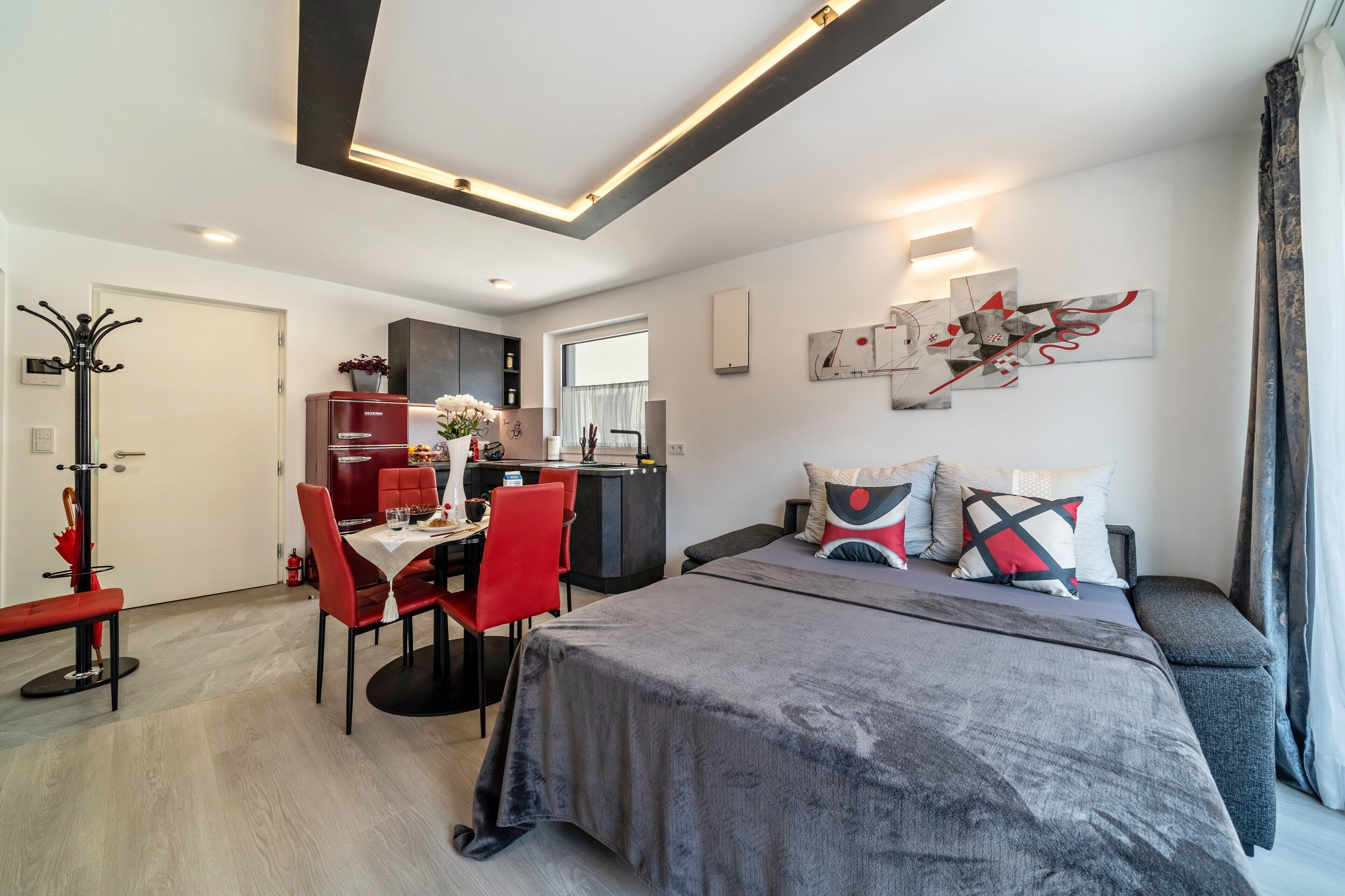 1 Schlafzimmer, Bügeleisen/Bügelbrett, kostenloses WLAN, Bettwäsche