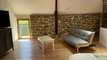 TV connectée, cheminée