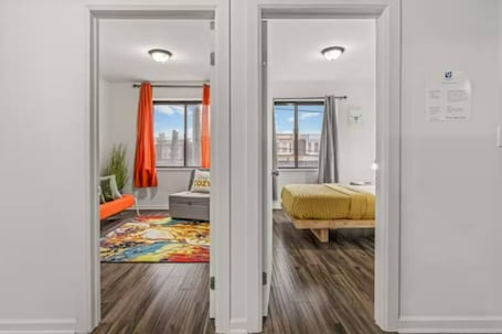 Design Apartment | 1 bedroom, premium bedding, memory foam beds, bed sheets