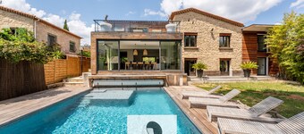 Location à la Semaine D'une Superbe Villa de Charme sur Montpellier Avec Piscine