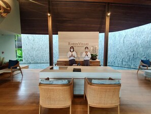 Kiosk voor inchecken/uitchecken