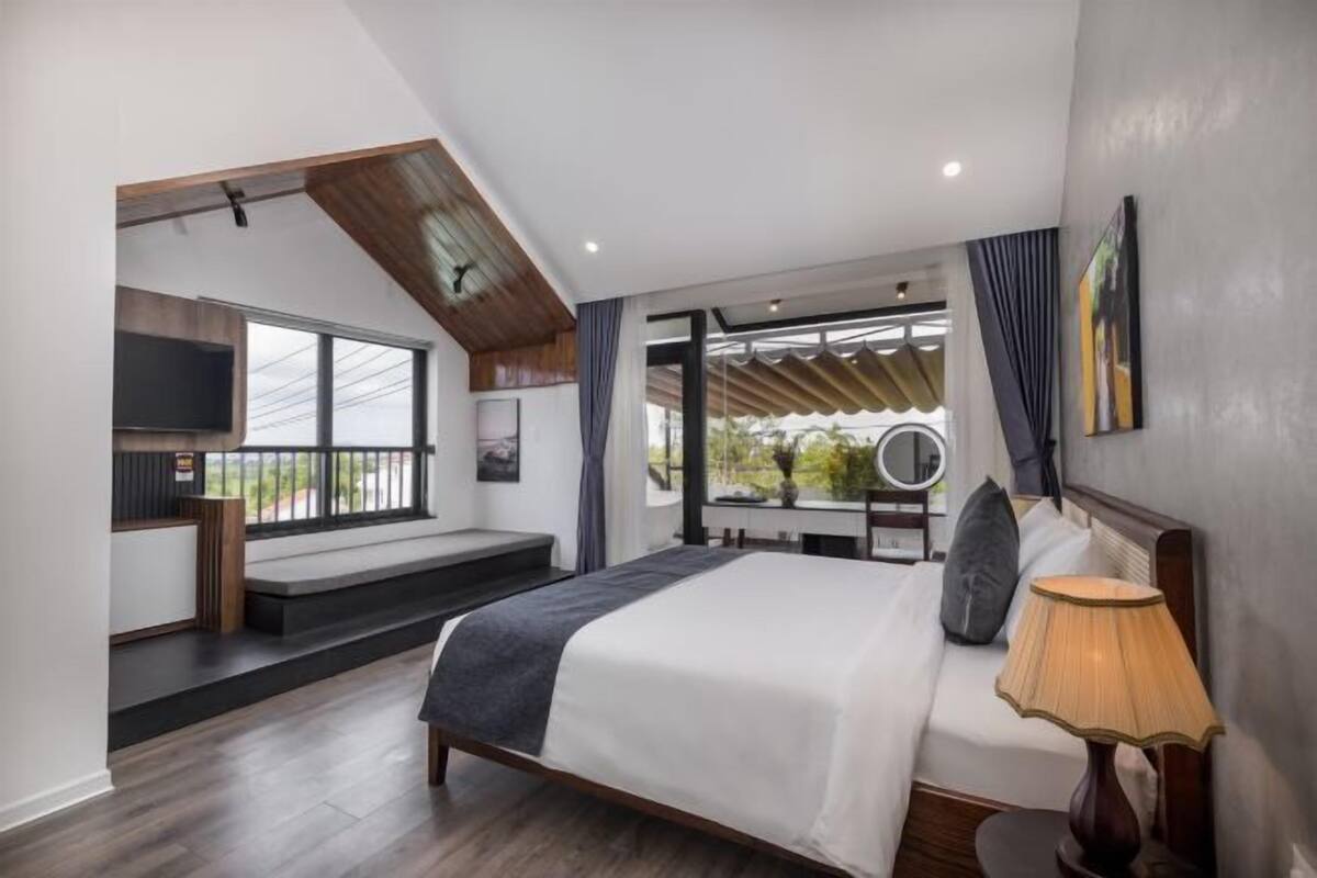 1 habitación, ropa de cama de alta calidad y camas con efecto memoria