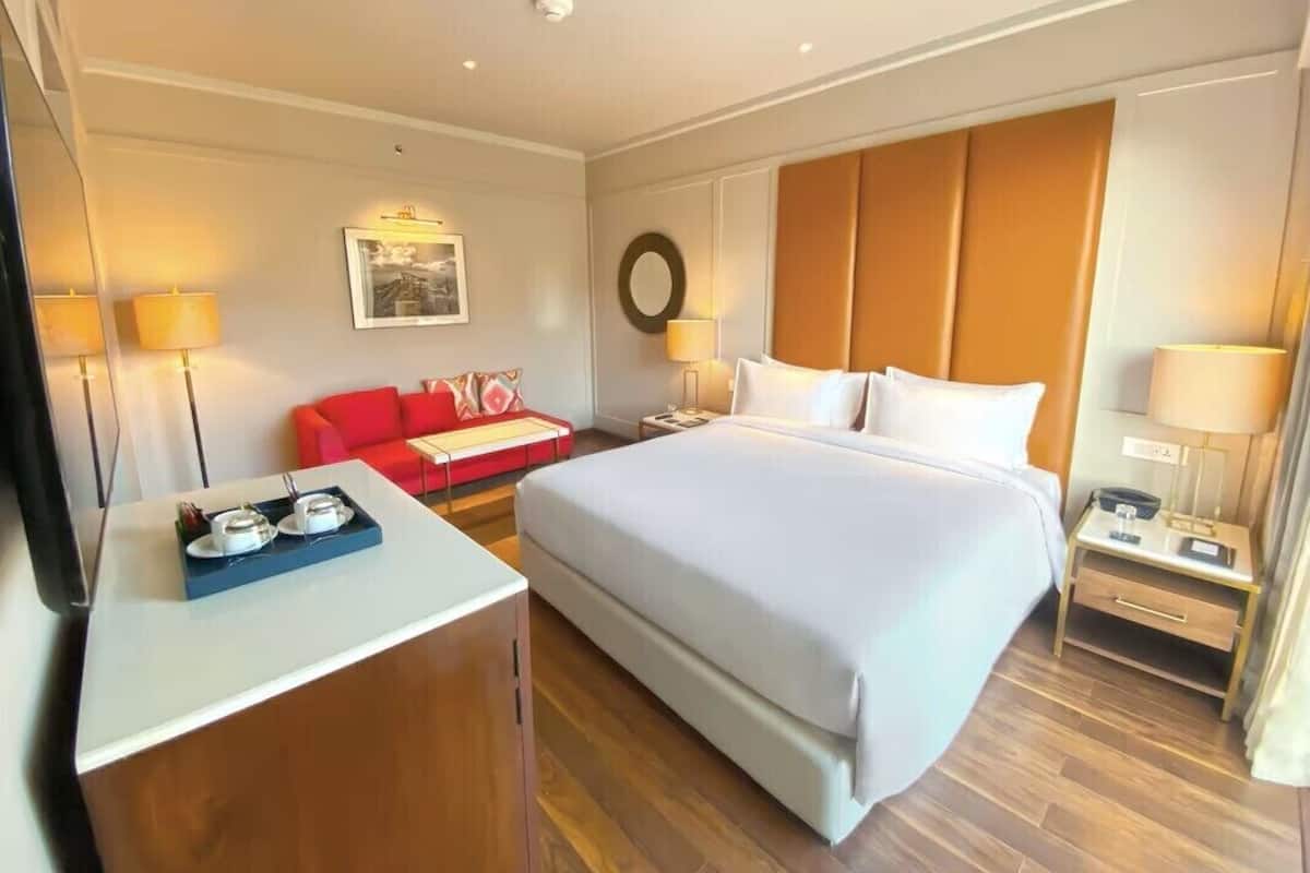 Hochwertige Bettwaren, Select-Comfort-Betten, Minibar, Zimmersafe