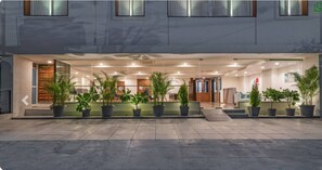 Overnatningsstedets facade