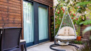 Chambre Économique avec lits jumeaux | Vue sur le jardin