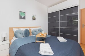 Leilighet, 2 soverom, balkong | 2 soverom og sengetøy