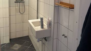 Deluxe Apartment | Bathroom | Shower, rainfall showerhead, free toiletries, towels