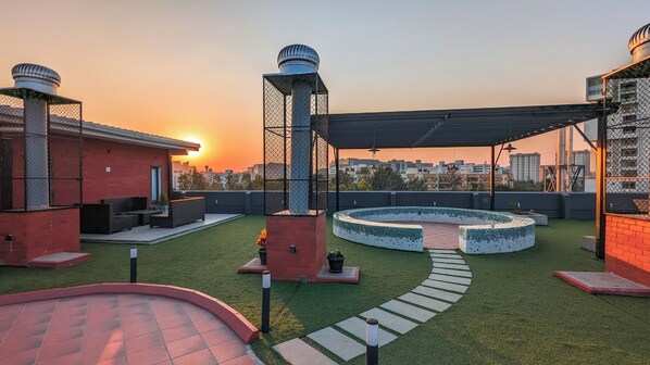 Terrasse sur le toit