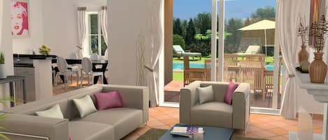 Business Villa | Living area